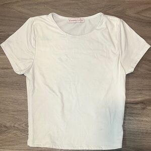 Sincerely Jules White Short Sleeve Tee